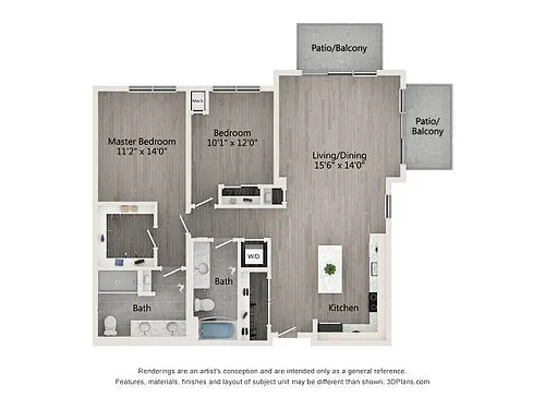 Floor plan The Skyline (B2)