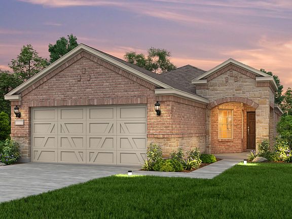 Exterior E, the Noir Coast with stone accents and 2-car garage
