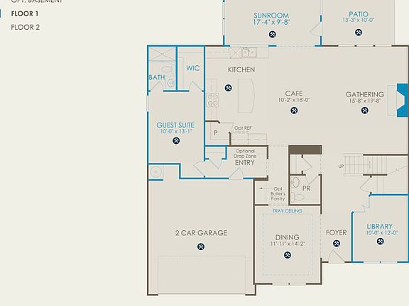 Riverton Floor Plan, Quick Move-In Home, Floor 1