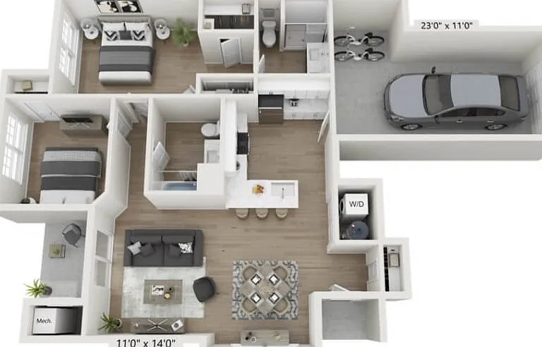 Kirby Village Apartments — Photo 12