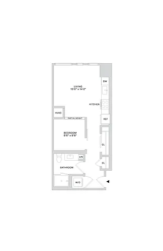 Floor plan A21 1X1