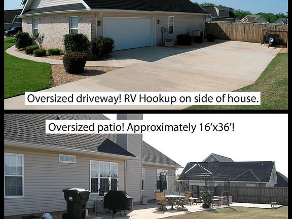 Oversized Drive and Patio