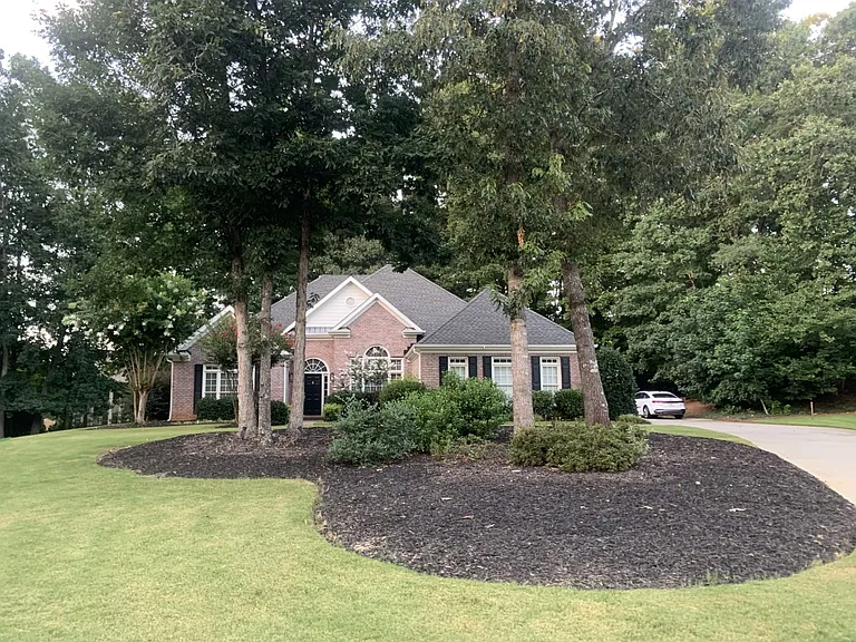 Beautiful, private lot with mature landscaping and trees.