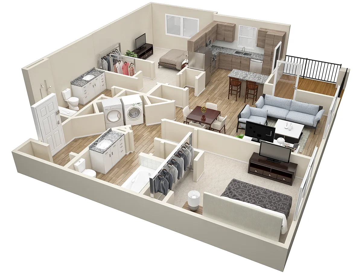 Floor plan B2