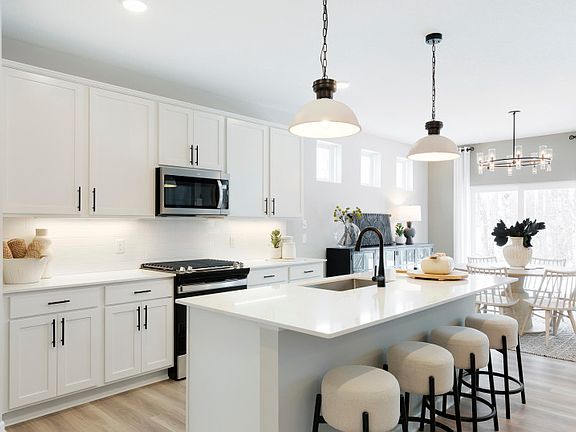 Bright white kitchen