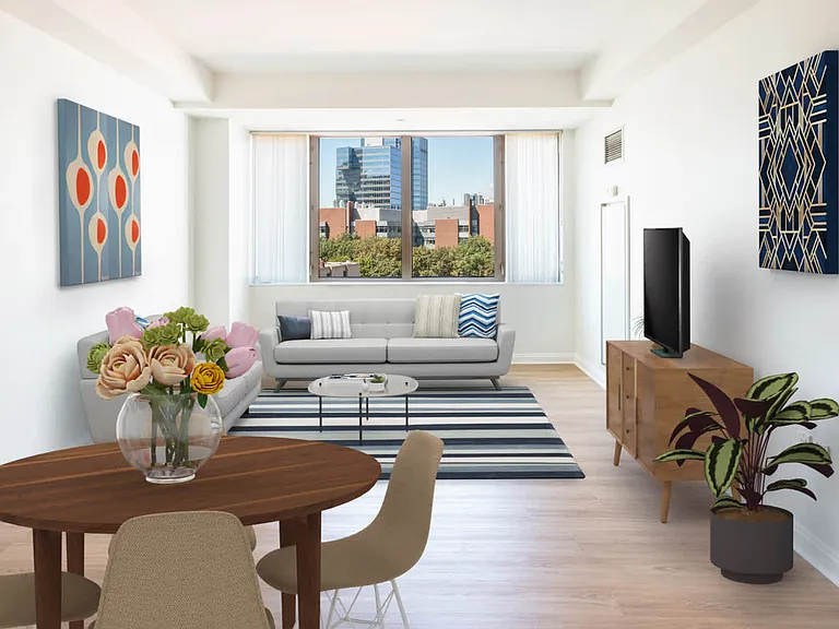 Living Room with Hard Surface Flooring