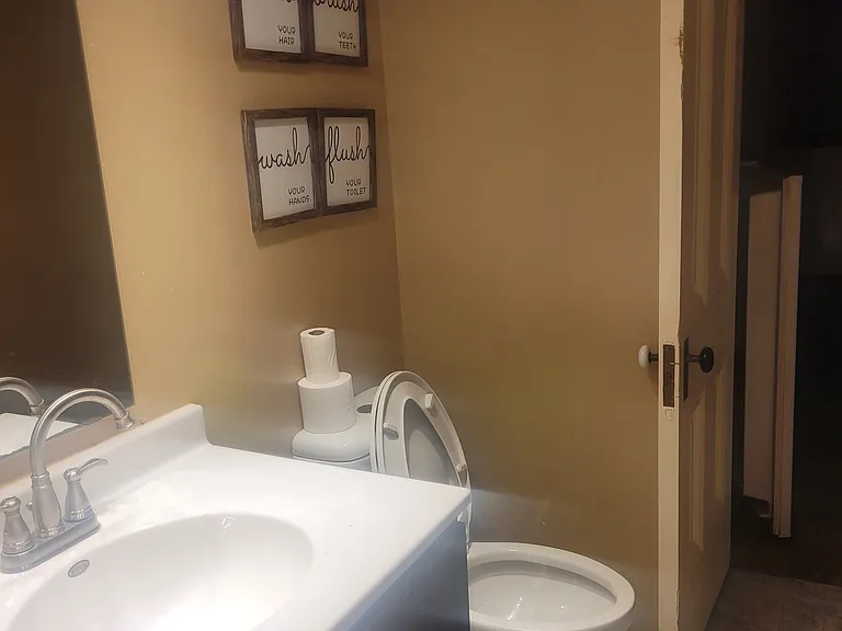 Basement bathroom