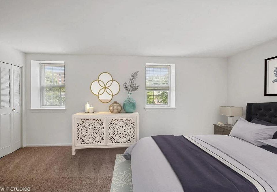 Spacious bedrooms flooded with natural light