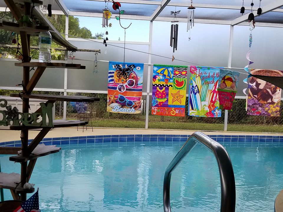 View of pool area 
