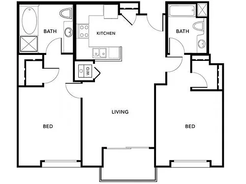 Floor plan Plan C (Imperia)