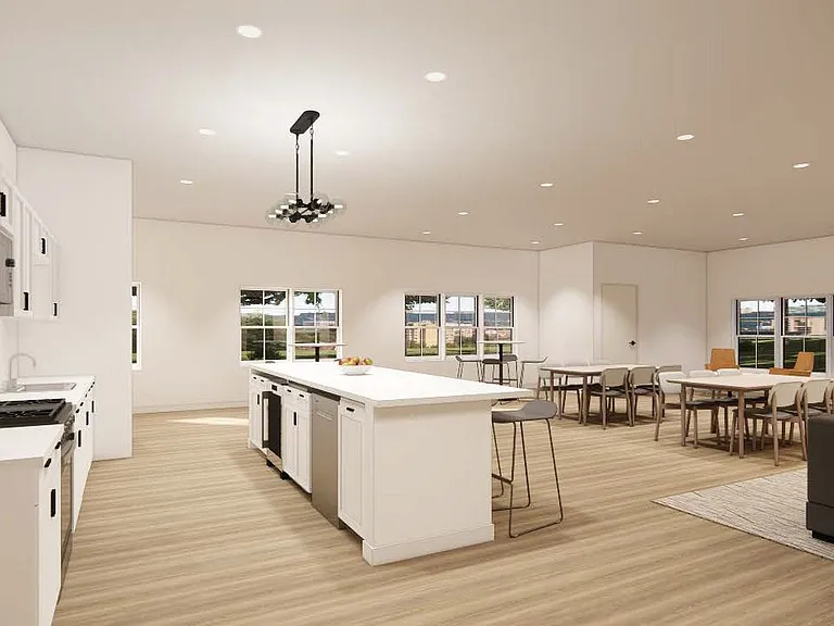 Kitchen Area in Resident Lounge