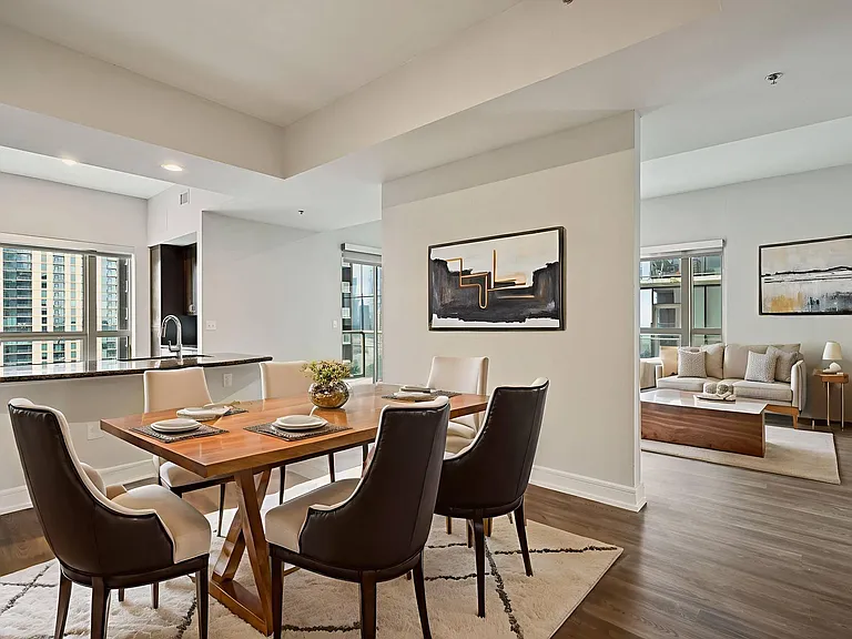 High-end finishes and spacious layouts provide both style and function.