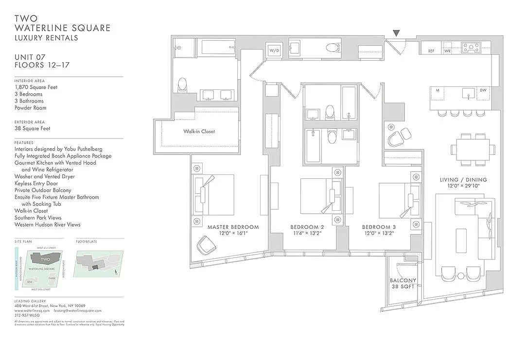 Floor plan Waterline 2: C1