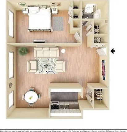 1 Bedroom 1 Bath 1 Bedroom 1 Bath