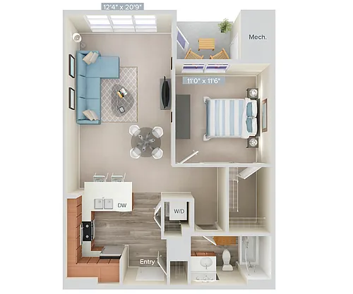 Floor plan A1-756-Ter