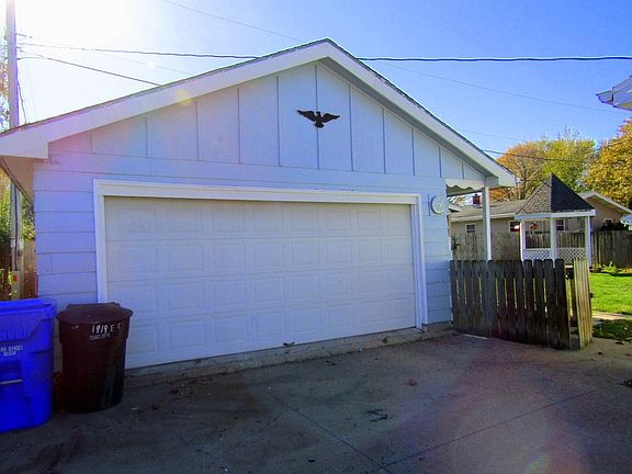 2 car garage with extra storage