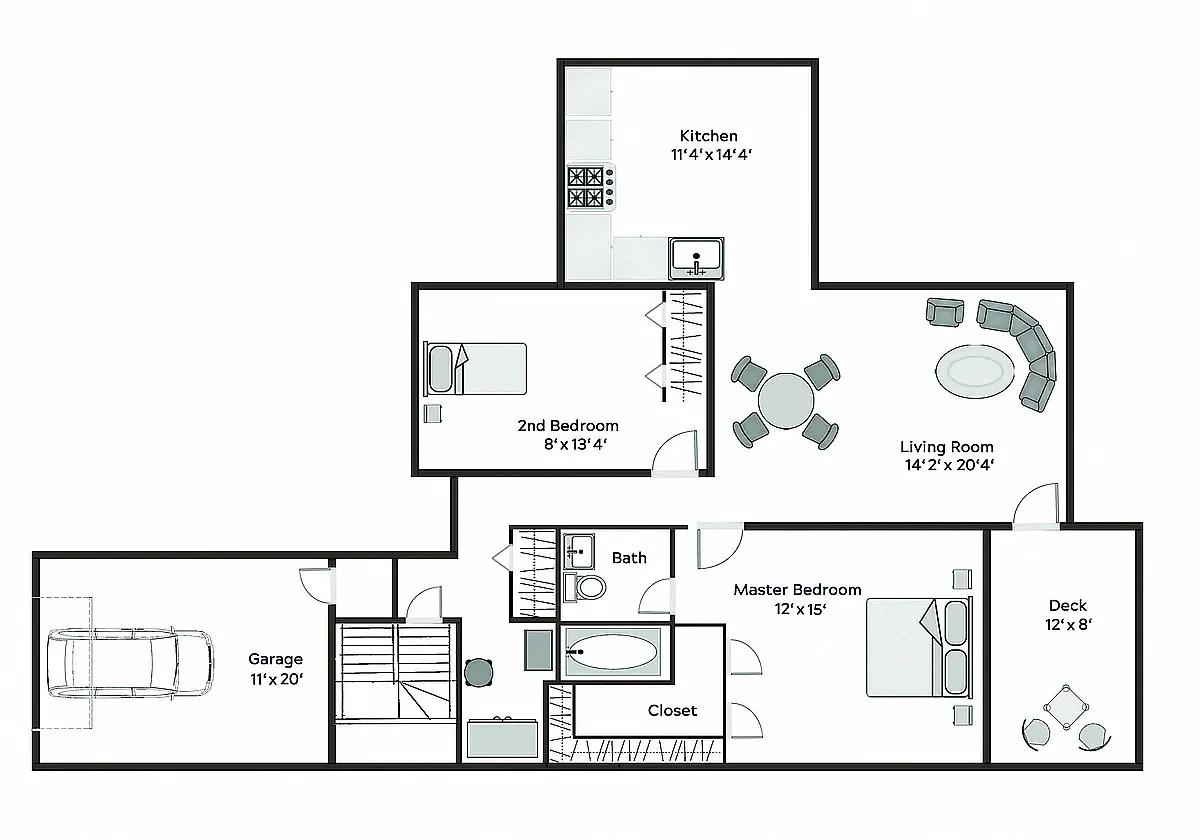 Floor plan The Birch