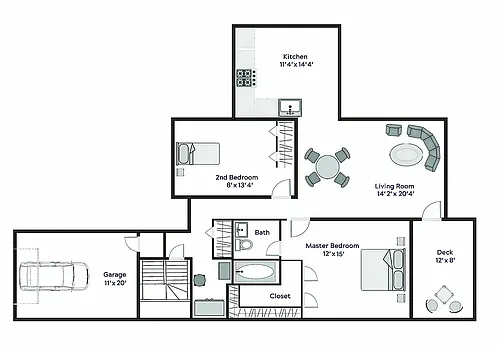 Floor plan The Birch