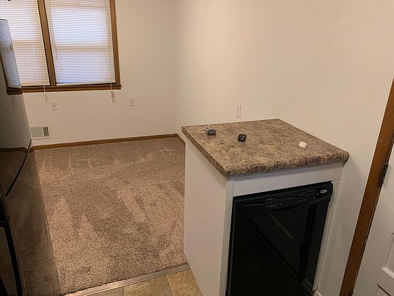Kitchen looking at dining room