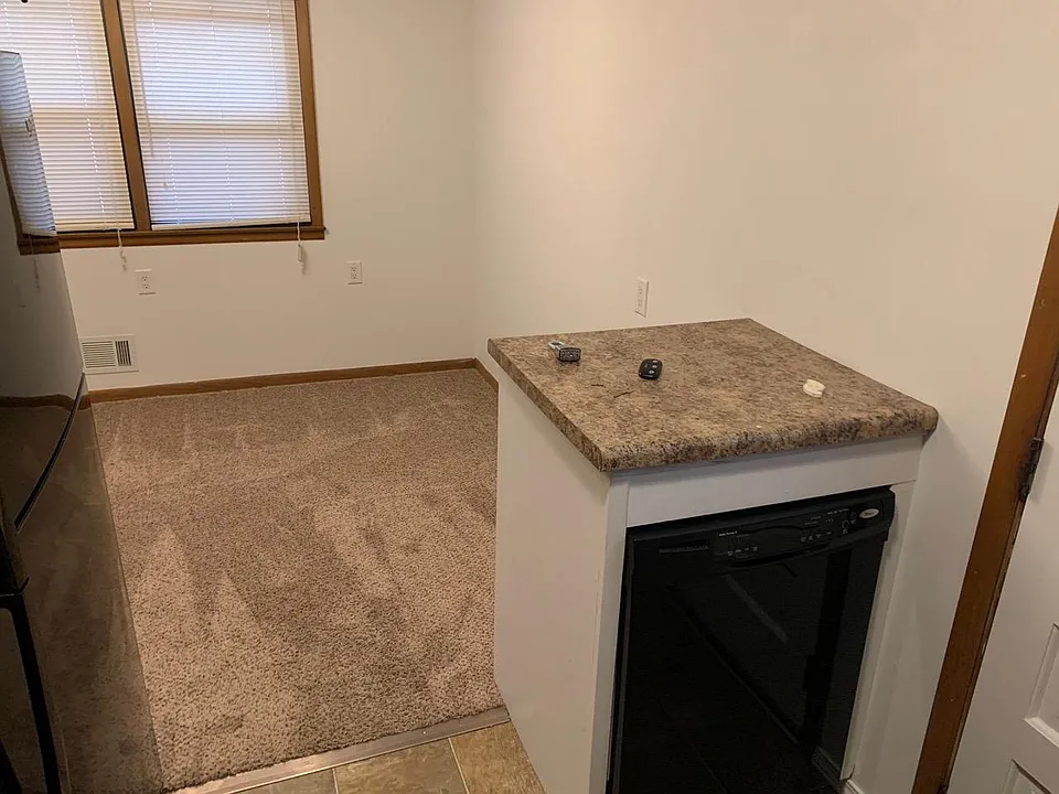 Kitchen looking at dining room