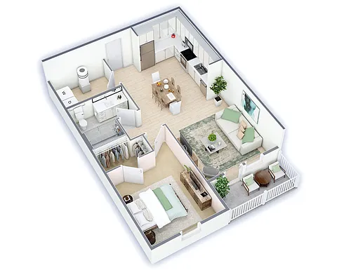 Floor plan A1