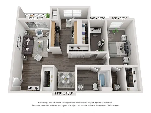 Floor plan Jamestown