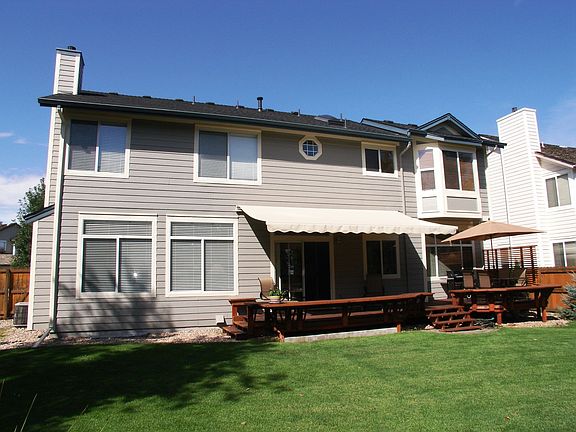 Rear Exterior w/retractable awning