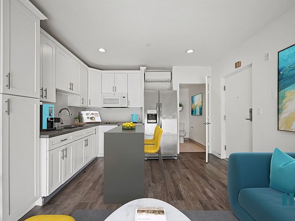 Open-Concept Kitchen, Dining, and Living Room