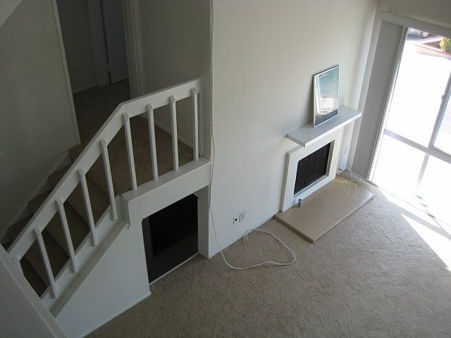 looking at living room from loft bedroom