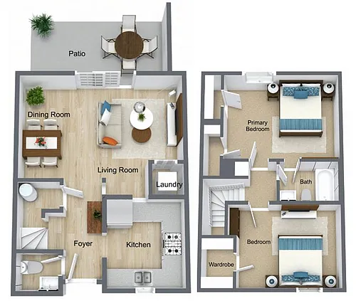 Floor plan The Ashworth-Renovated