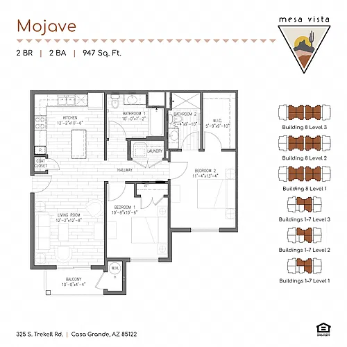 Floor plan Mojave