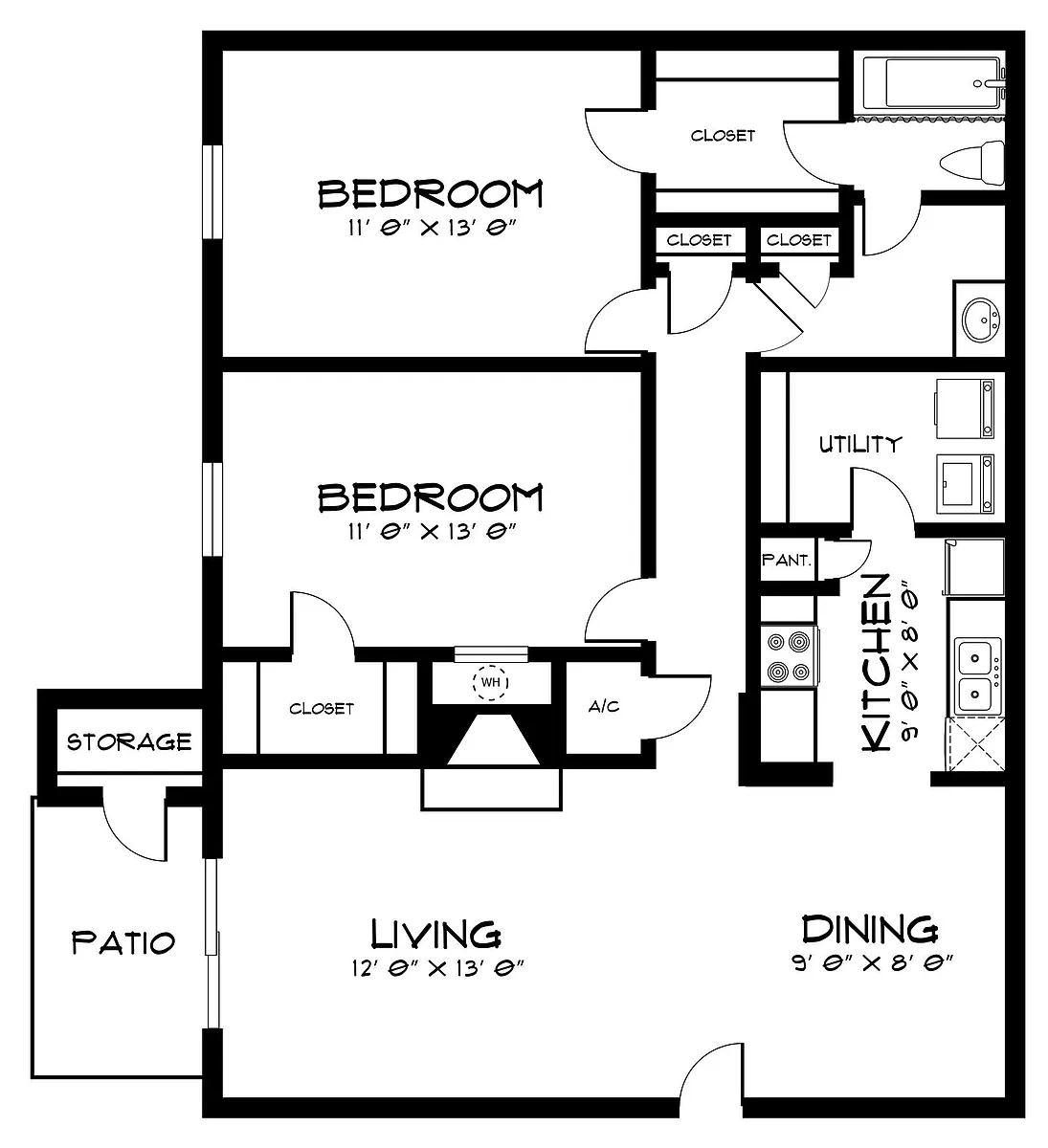 Floor plan B1