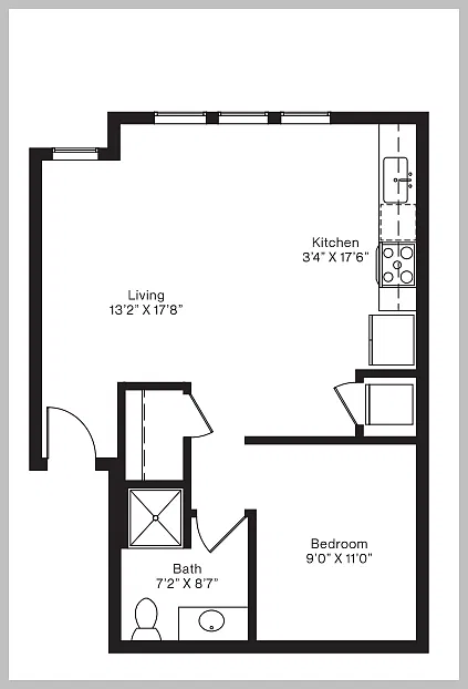 Floor plan 0X1