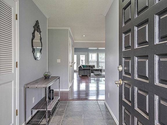 Fresh painted front door