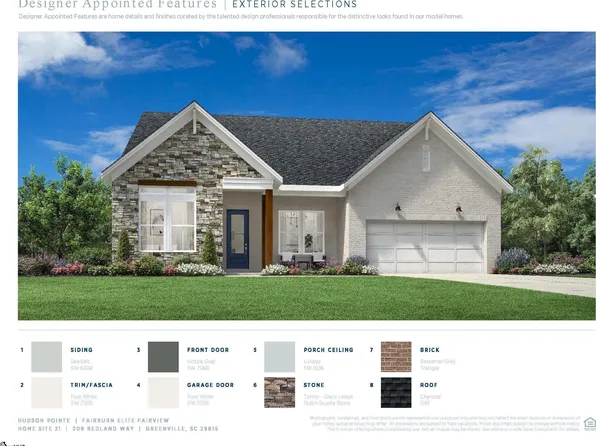 209 Redland Way Lot 21, Fairburn Fairview Greenville, SC 29615