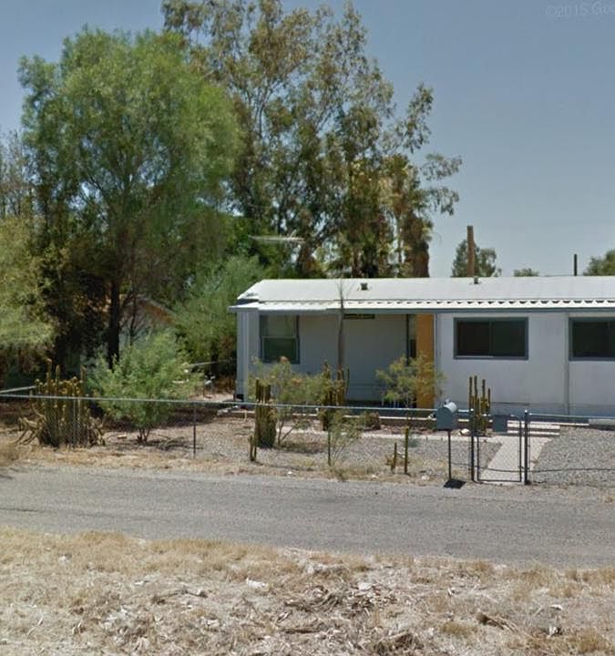 The front of the house overlooking La Palma Road