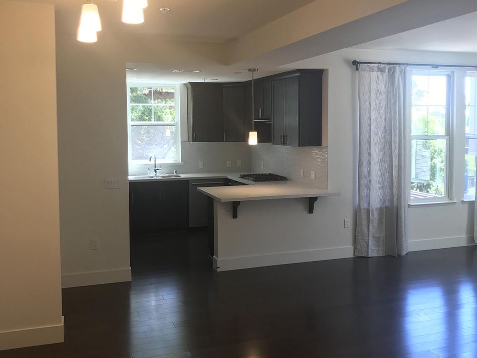 Living room to kitchen view