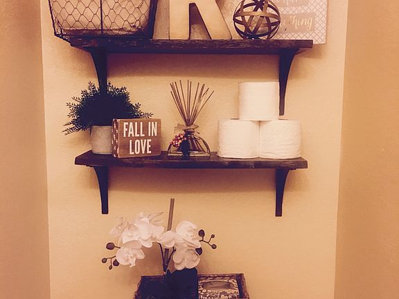 Downstairs bathroom decor 