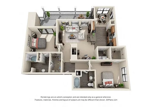 Floor plan Ruellia