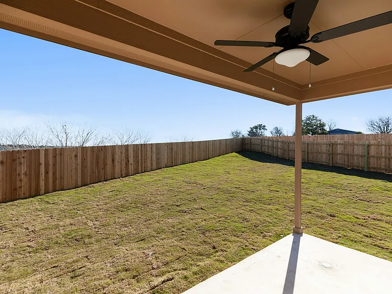 Covered back yard patio