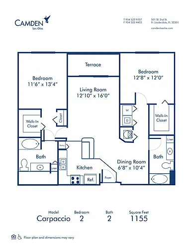 Floor plan Carpaccio