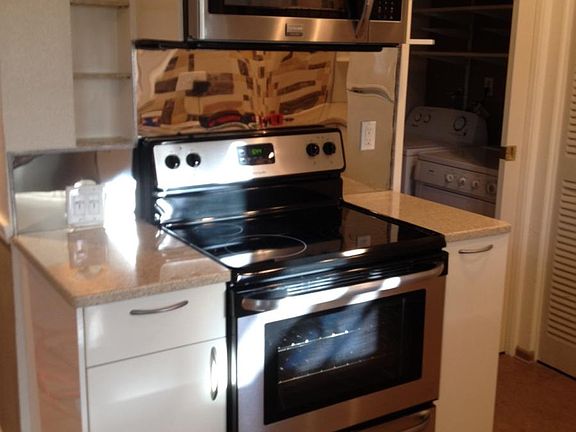 smoothtop range, builtin microwave