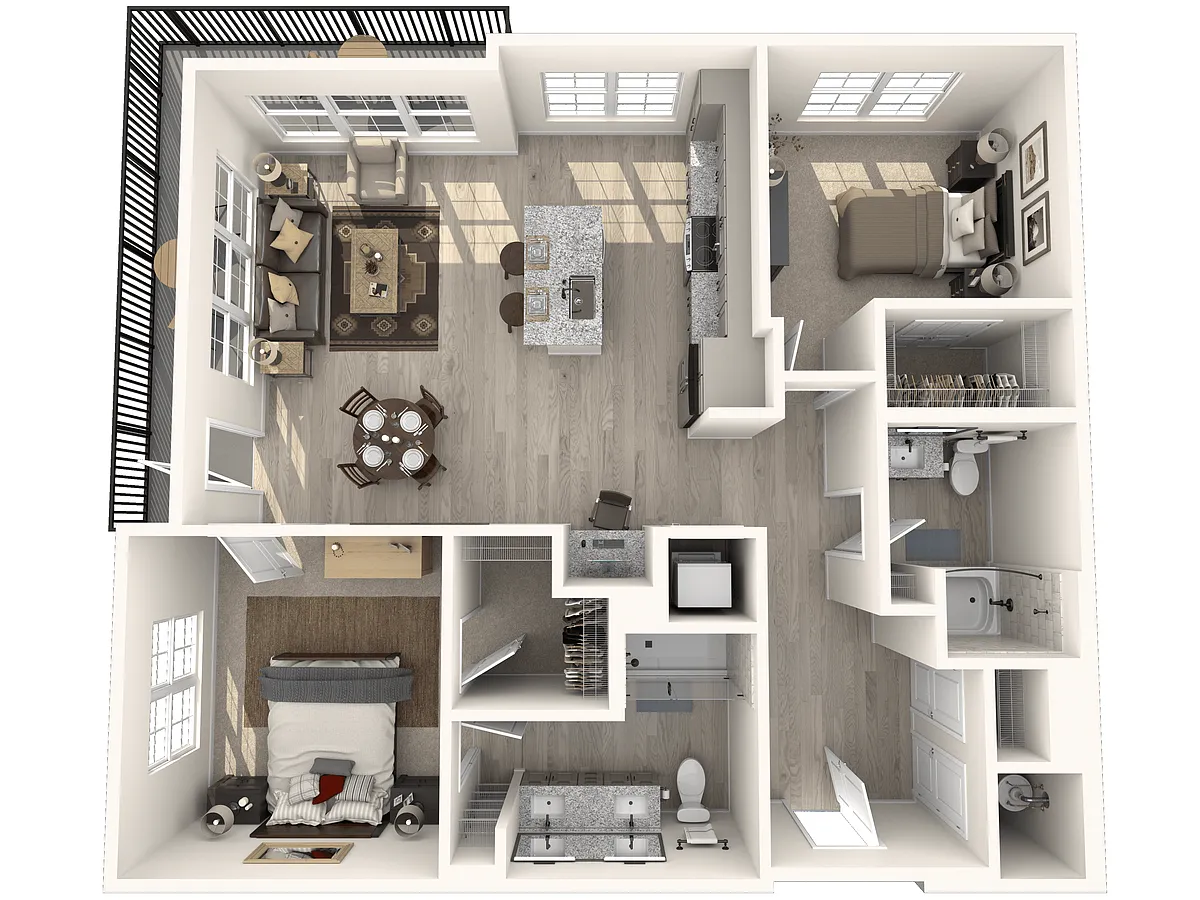 Floor plan B2