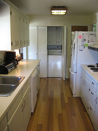 galley kitchen (2 entrances)