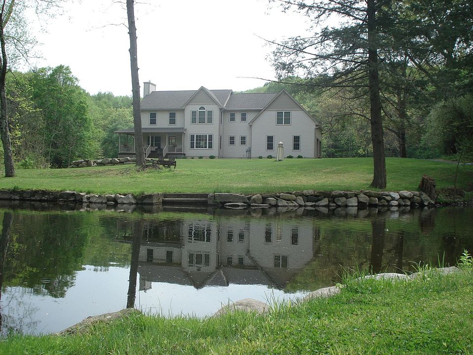 Creek in front of house