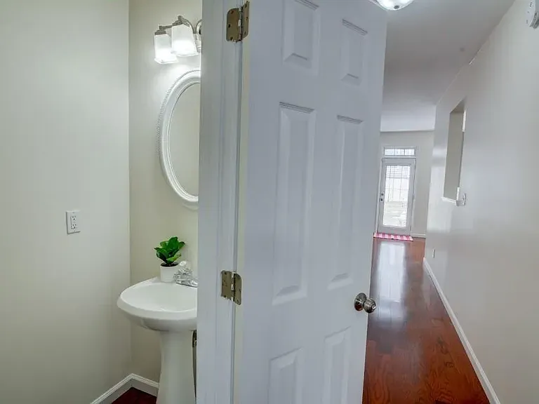 half bath on the 1st floor