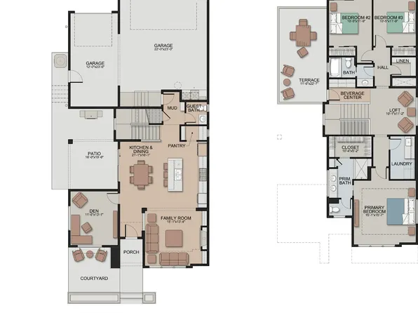 Sunset Blvd Plan, Creekside at Cartwright Ranch