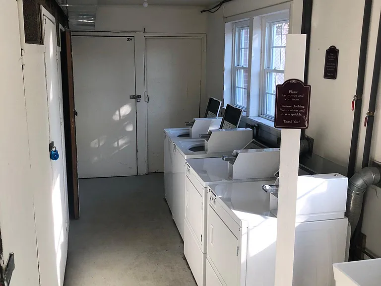 Coin Operated Laundry on first level.