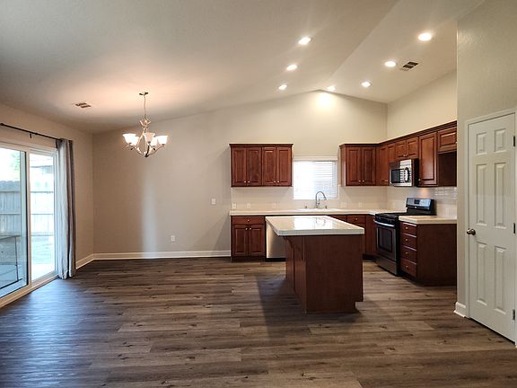 Kitchen with open floorplan