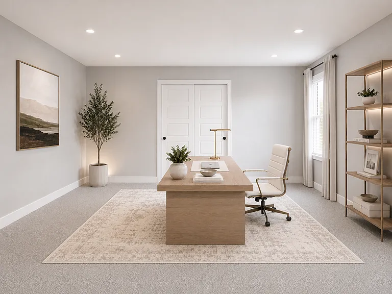 Staged Third Bedroom